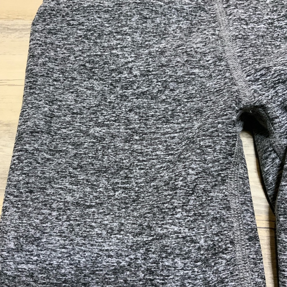 Beyond Yoga Heather Gray High-Waist Bike Shorts - Picture 3 of 4